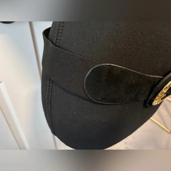 Vintage | Black & Gold Stretchy Belt - Picture 3 of 8